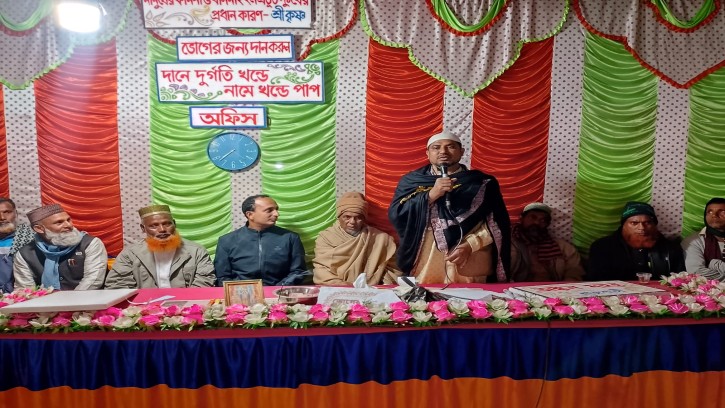 গাবতলীতে হিন্দু সম্প্রদায়ের সঙ্গে চেয়ারম্যান প্রার্থীর নুরুলের মতবিনিময়