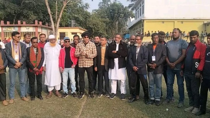 বগুড়ার শাজাহানপুরে শহীদ জিয়া স্মৃতি ফুটবল টুর্নামেন্ট অনুষ্ঠিত