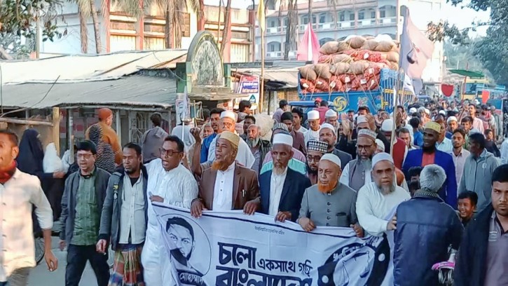 বগুড়া-৩ আসনে দাঁড়িপাল্লার মিছিল, নির্বাচনী প্রচারণায় সরব প্রার্থীরা