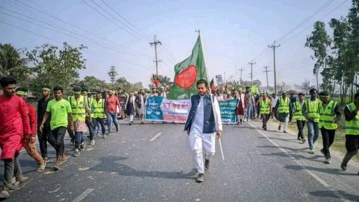 বগুড়া-৪ আসনে ‘মার্চ ফর দাঁড়িপাল্লায়’ জনসমুদ্র